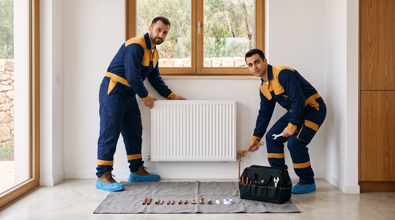 Radyatör (Petek) Tesisatı, Atılım Mühendislik saha çalışması